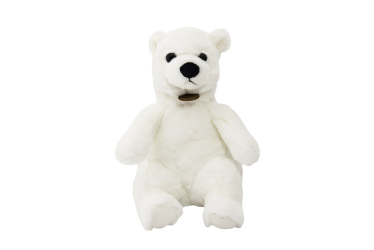 TEDDIES Medveď sediaci polárny 0