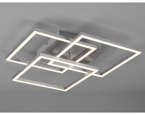 Stropné nástenné LED osvetlenie Mobile  matný nikel  hranaté 