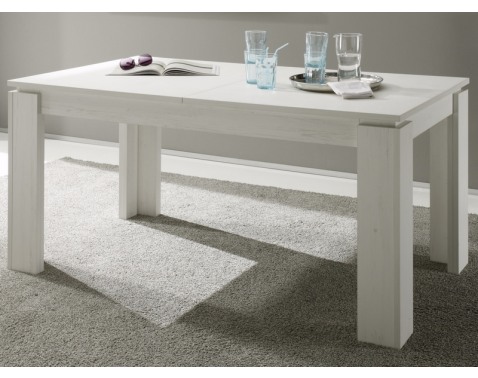 Jedálenský stôl Universal 160x90 cm  bielená pínia 