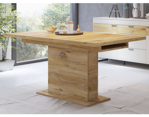 Rozkladací jedálenský stôl Romy 160x90 cm  dub 