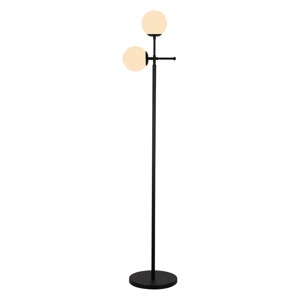Čierna stojacia lampa Squid Lighting Kruva výška 174 cm