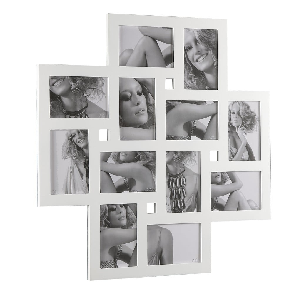 Biely nástenný fotorámik Tomasucci Collage 10 × 15 cm