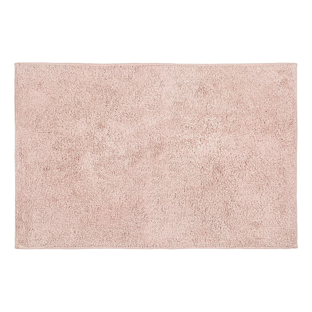 Ružová bavlnená kúpeľňová podložka Wenko Ono 50 x 80 cm