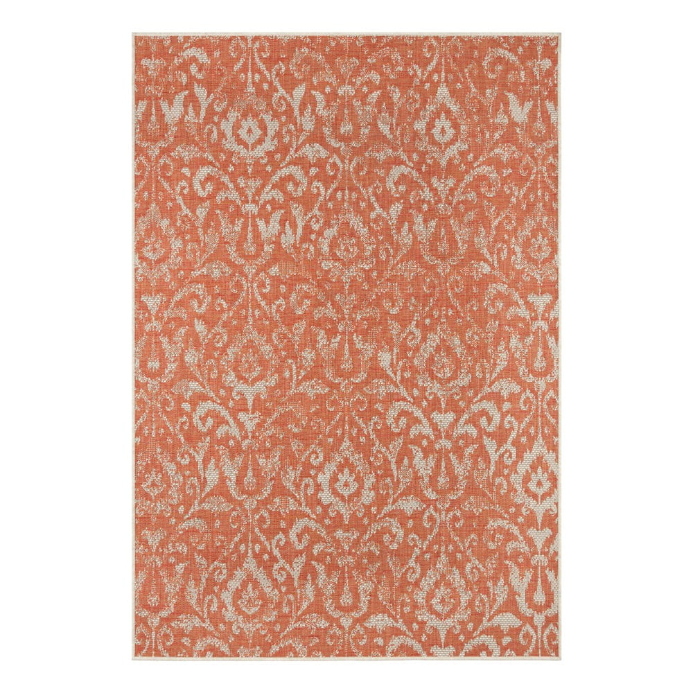 Oranžovo-béžový vonkajší koberec NORTHRUGS Hatta 200 x 290 cm