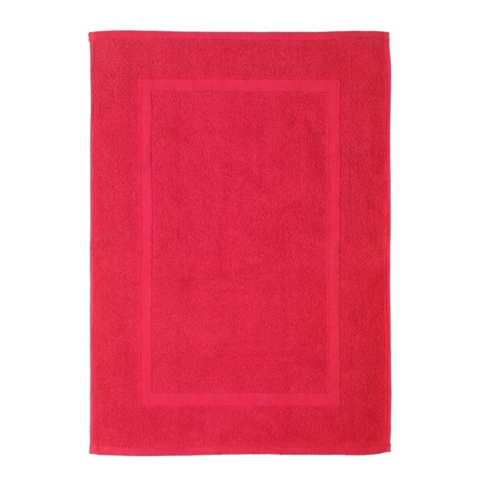 Červená bavlnená kúpeľňová predložka Wenko Watermelon 50 × 70 cm