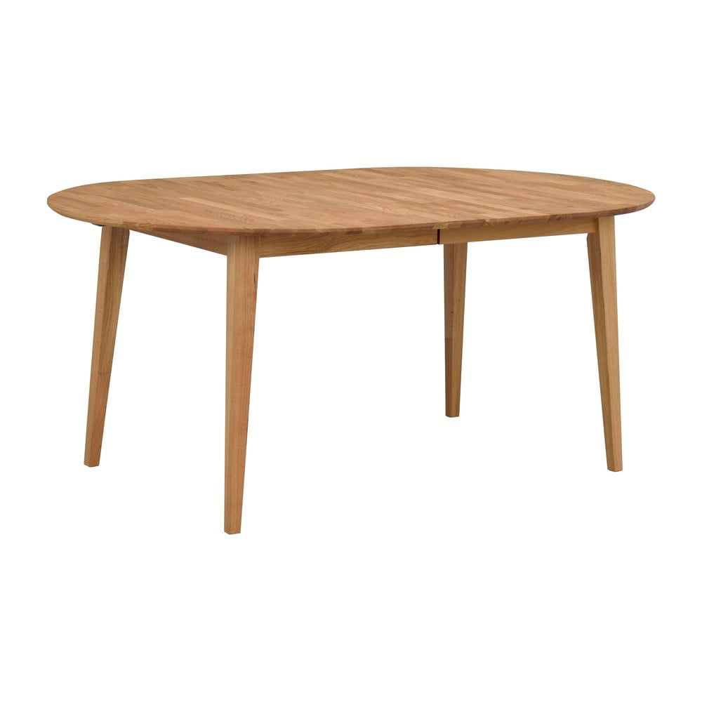 Oválny dubový rozkladací jedálenský stôl Rowico Mimi 170 x 105 cm