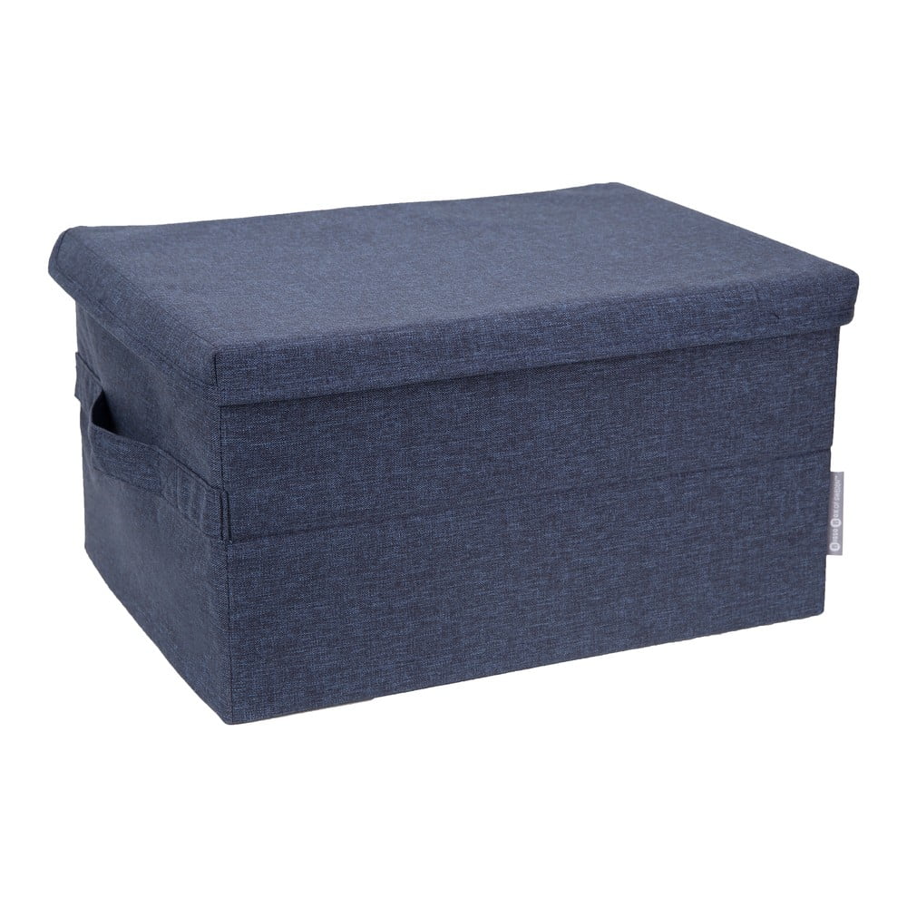 Modrý úložný box Bigso Box of Sweden Wanda 30 x 20 cm