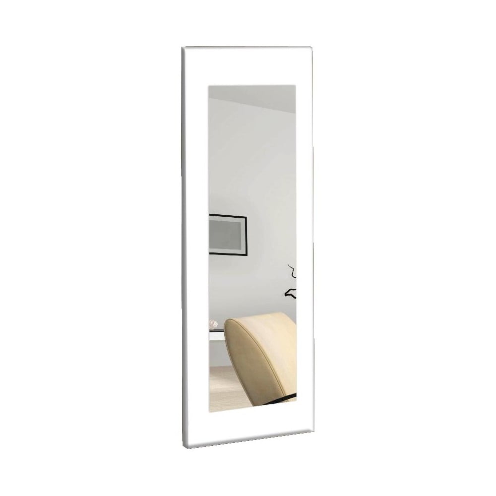 Nástenné zrkadlo s bielym rámom Oyo Concept Chiva 40 x 120 cm