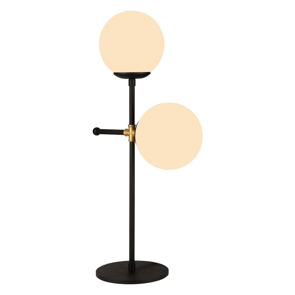Čierna stolová lampa Squid Lighting Kruva výška 55 cm