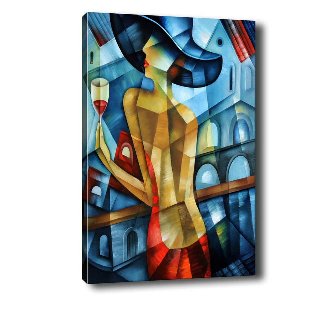 Obraz Tablo Center Cubistic Lady 50 × 70 cm