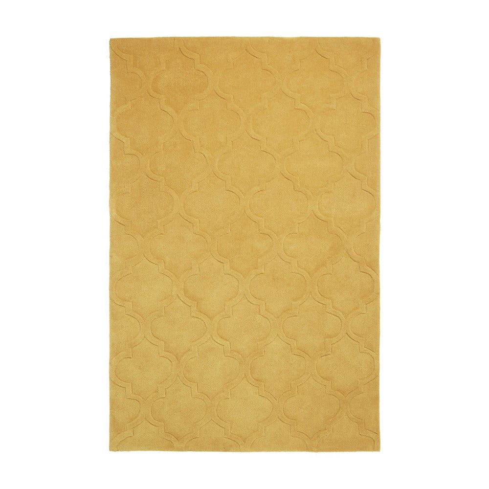 Žltý ručne tuftovaný koberec Think Rugs Hong Kong Puro Yellow 120 × 170 cm