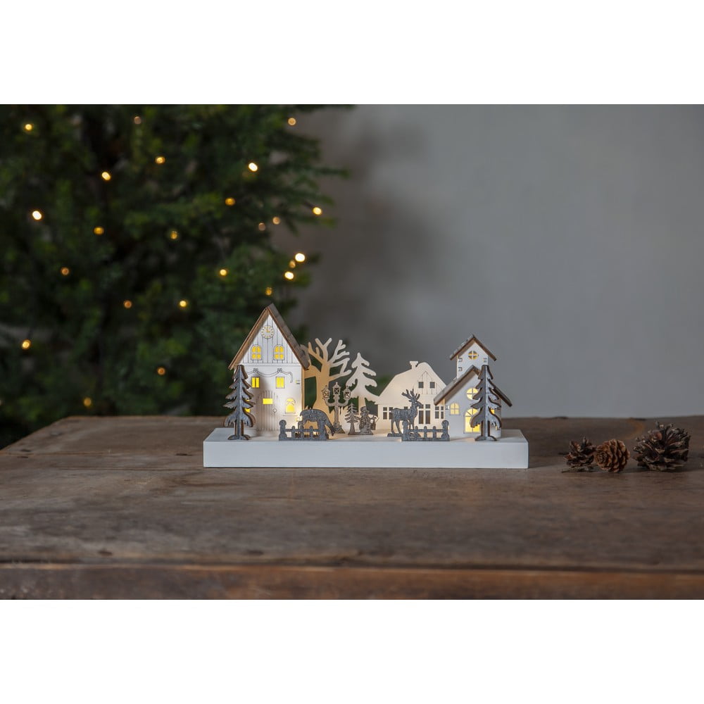 Vianočná svetelná LED dekorácia Star Trading Fauna dĺžka 28 cm