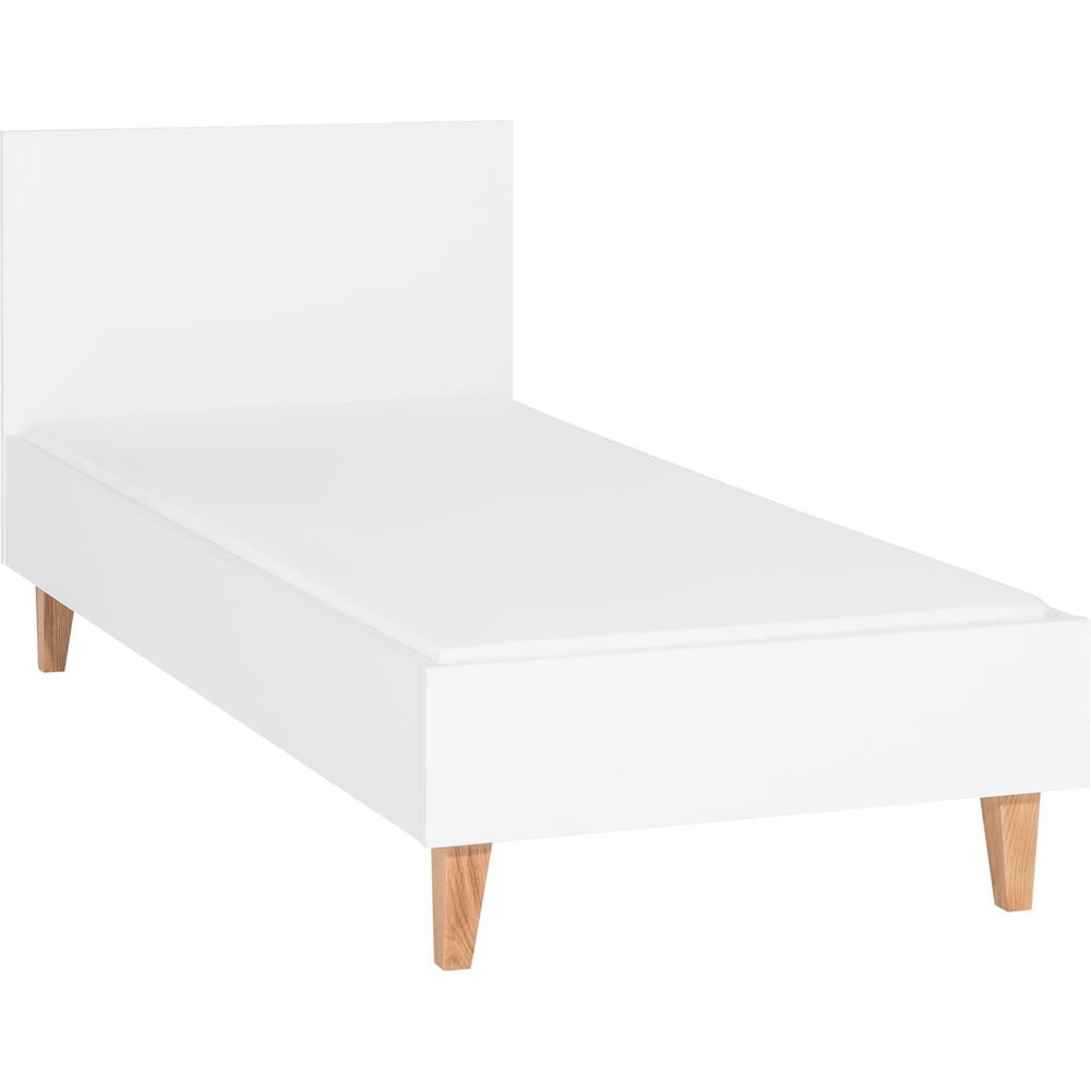 Biela jednolôžková posteľ Vox Concept 90 × 200 cm