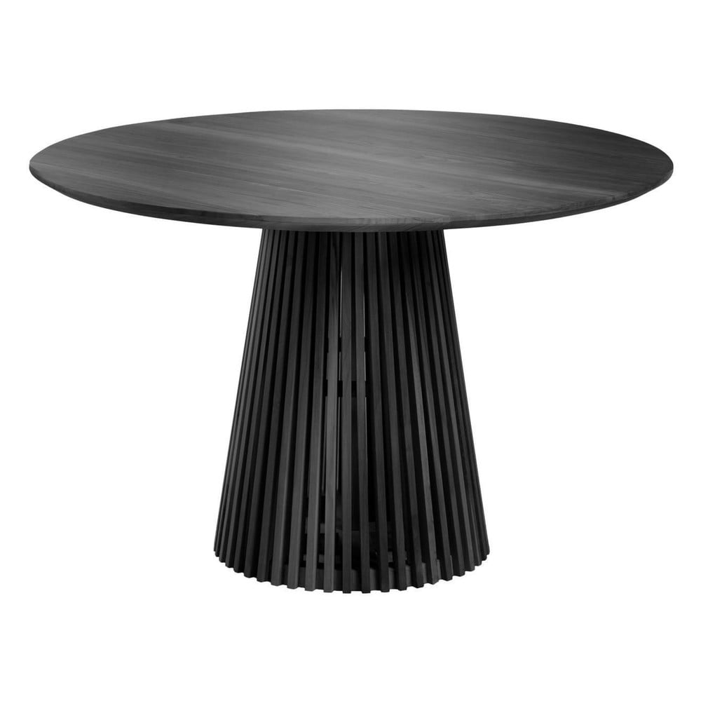 Čierny stôl Kave Home Irune ⌀ 120 cm