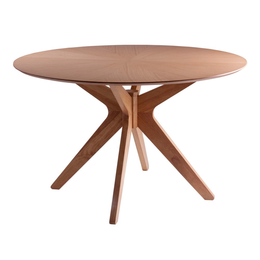 Jedálenský stôl v dekore dubového dreva sømcasa Carmel ⌀ 120 cm