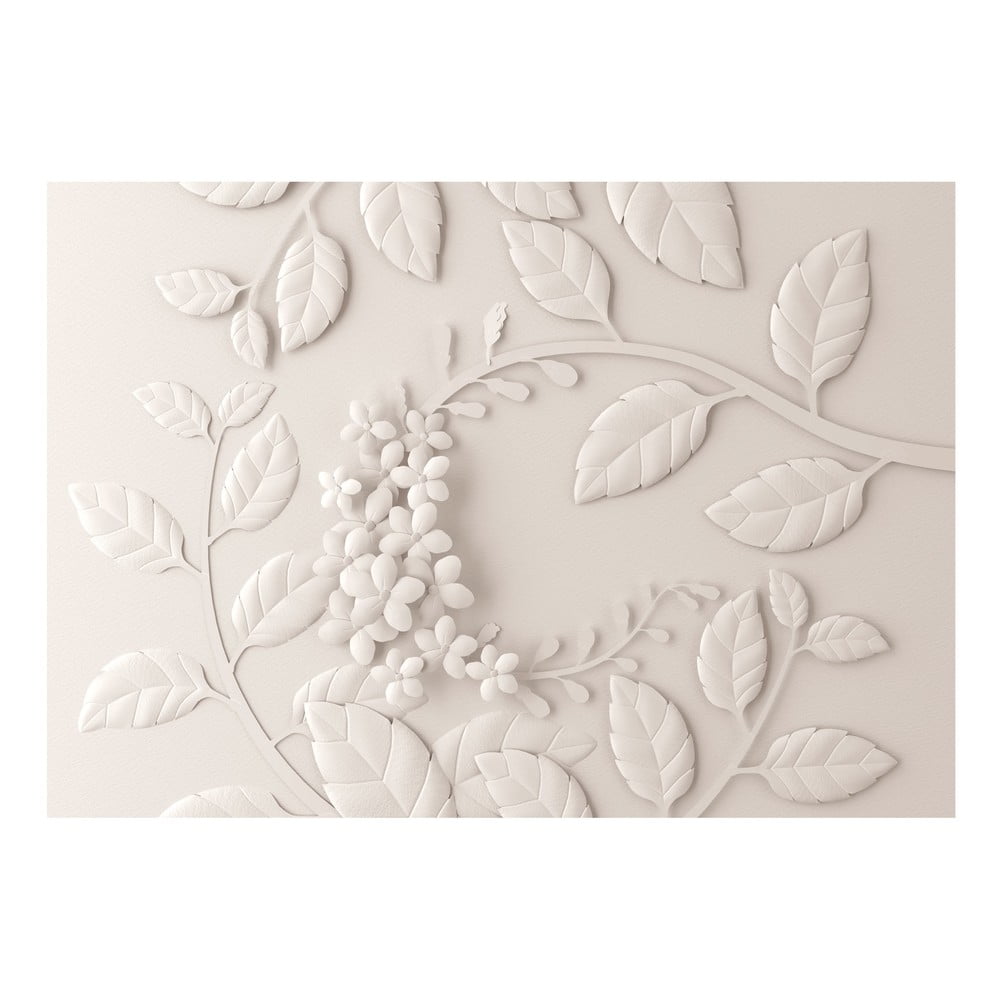 Veľkoformátová tapeta Artgeist Creamy Paper Flowers 200 x 140 cm