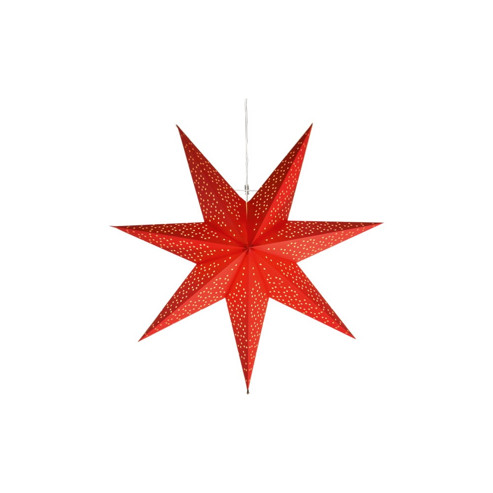 Červená svetelná dekorácia Star Trading Dot ⌀ 54 cm