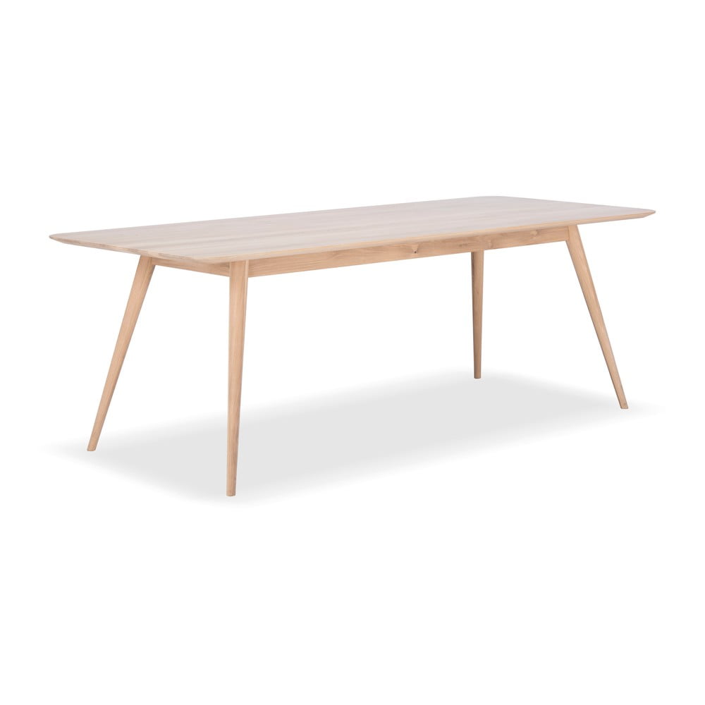 Jedálenský stôl z masívneho dubového dreva Gazzda Stafa 220 × 90 cm