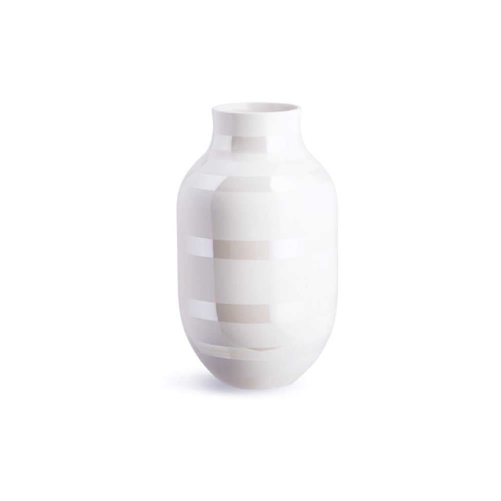 Biela kameninová váza Kähler Design Omaggio výška 305 cm