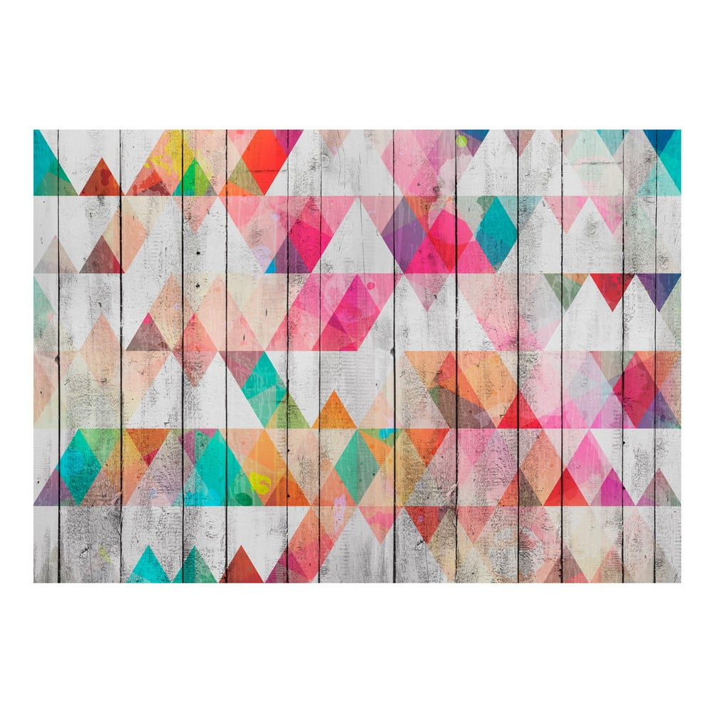 Veľkoformátová tapeta Artgeist Rainbow Triangles 400 x 280 cm