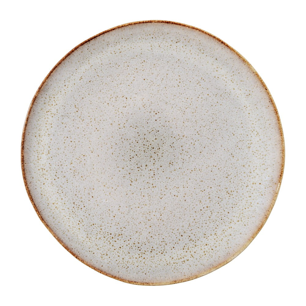Sivý kameninový dezertný tanier Bloomingville Sandrine ø 22 cm