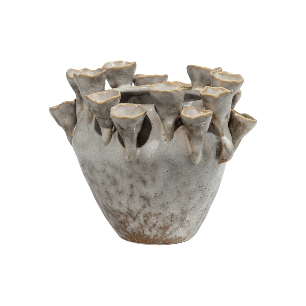Keramická váza s dizajnom korálového útesu BePureHome Coral výška 14 cm