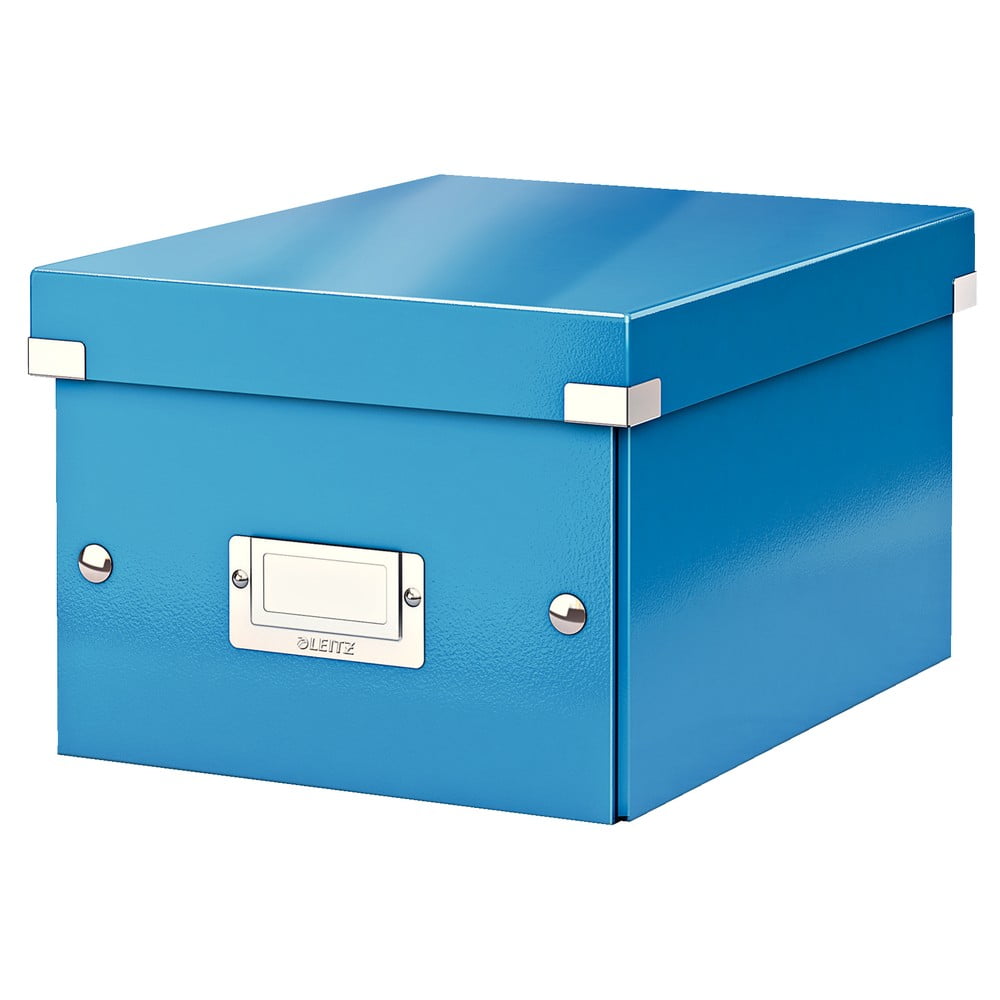 Modrá úložná škatuľa Leitz Universal dĺžka 28 cm