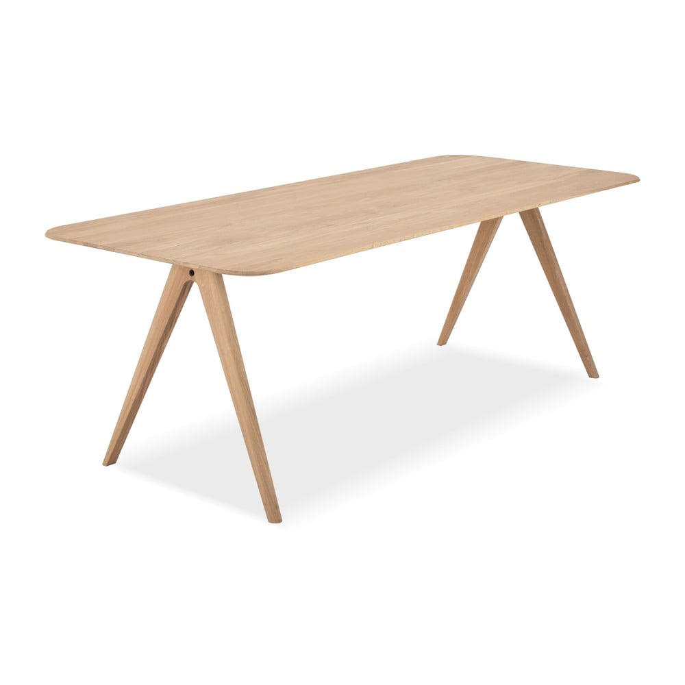Jedálenský stôl z dubového dreva Gazzda Ava 220 x 90 cm