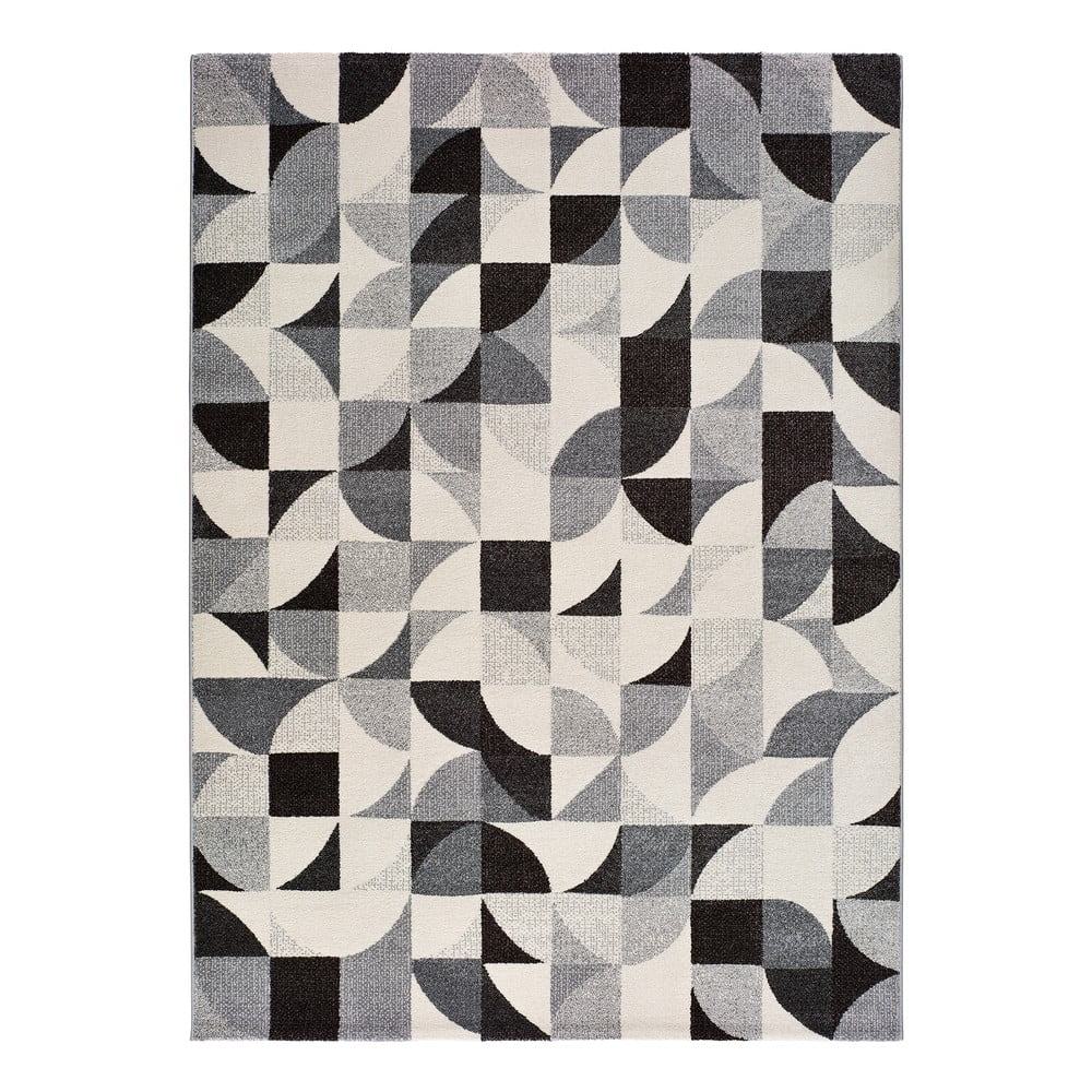 Sivý koberec Universal Adra Geo 160 x 230 cm