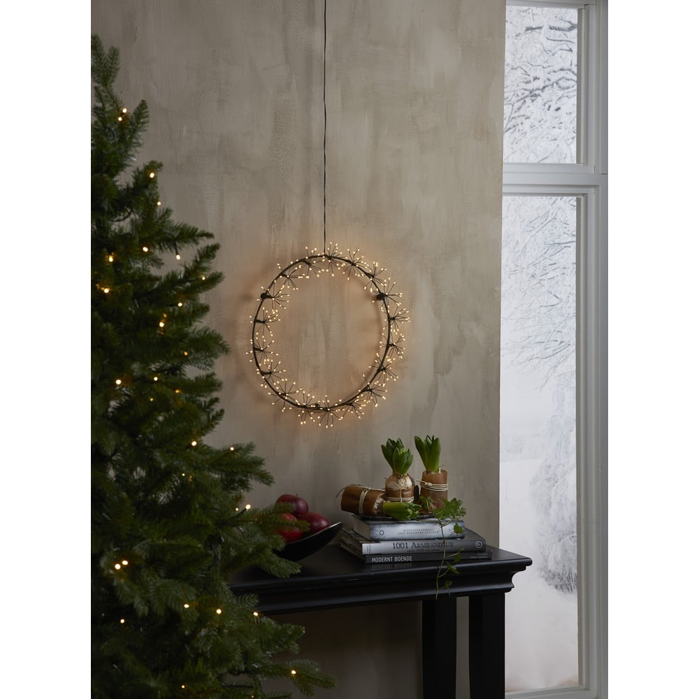 Vianočná závesná svetelná LED dekorácia Star Trading Drop Flower ø 35 cm