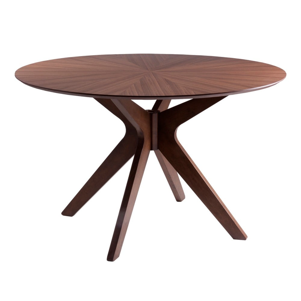Jedálenský stôl v dekore orechového dreva sømcasa Carmel ⌀ 120 cm