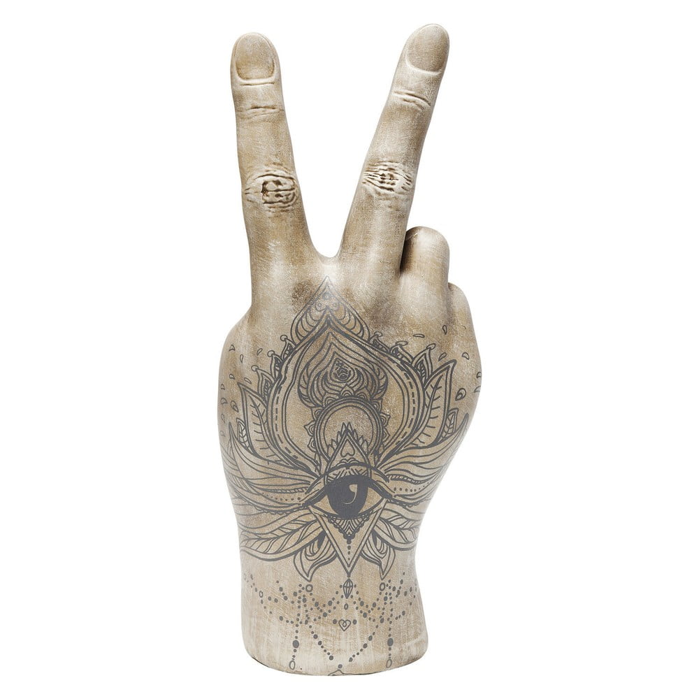Dekoratívna soška Kare Design Victory Hand výška 36 cm