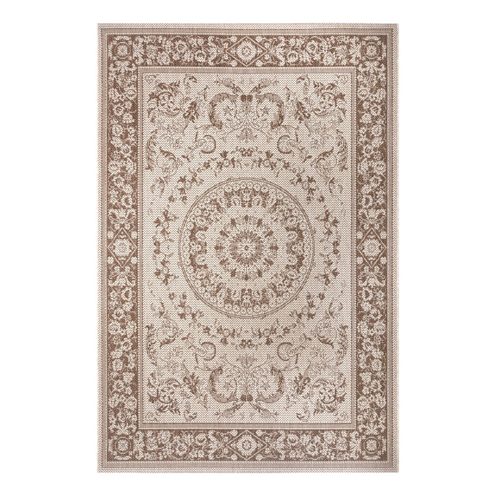 Hnedo-béžový vonkajší koberec Ragami Prague 80 x 150 cm