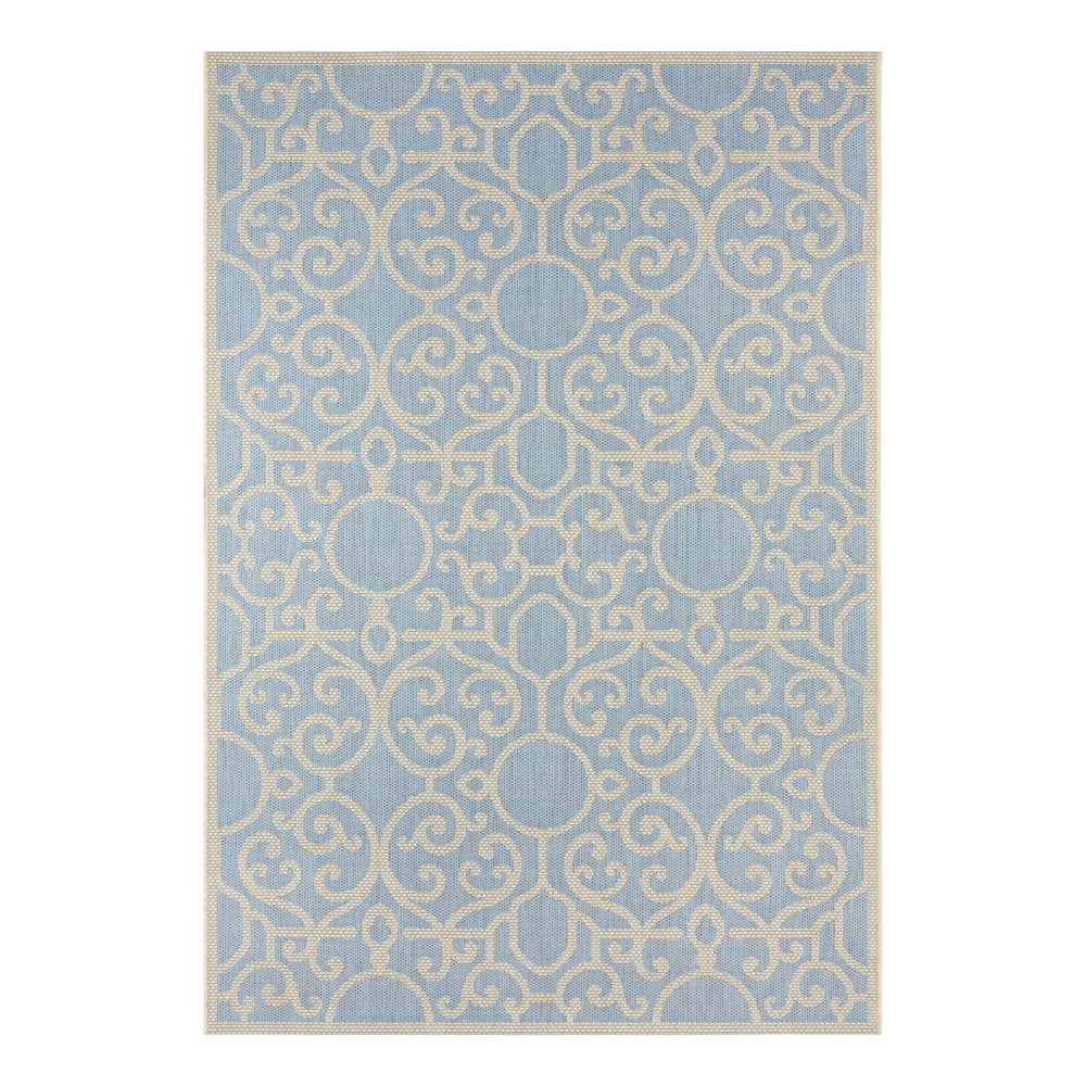 Modro-béžový vonkajší koberec NORTHRUGS Nebo 200 x 290 cm