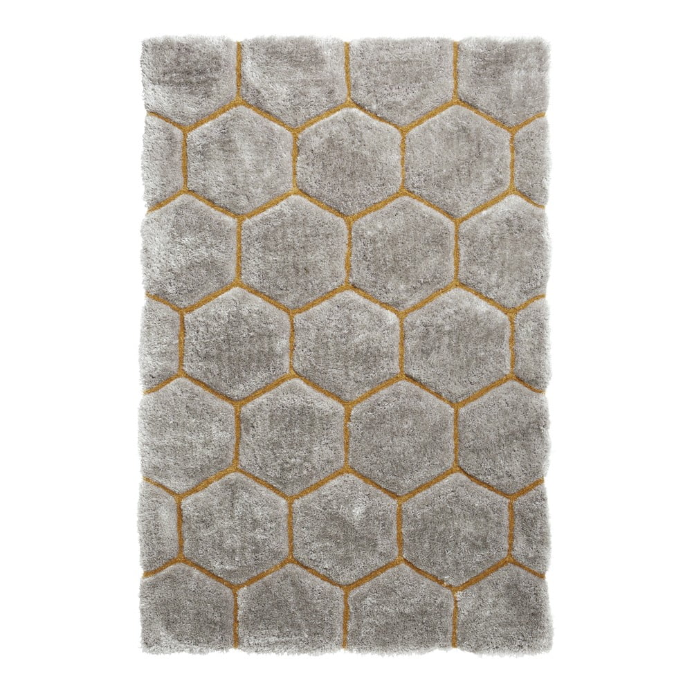 Sivo-žltý koberec Think Rugs Noble House 180 x 270 cm