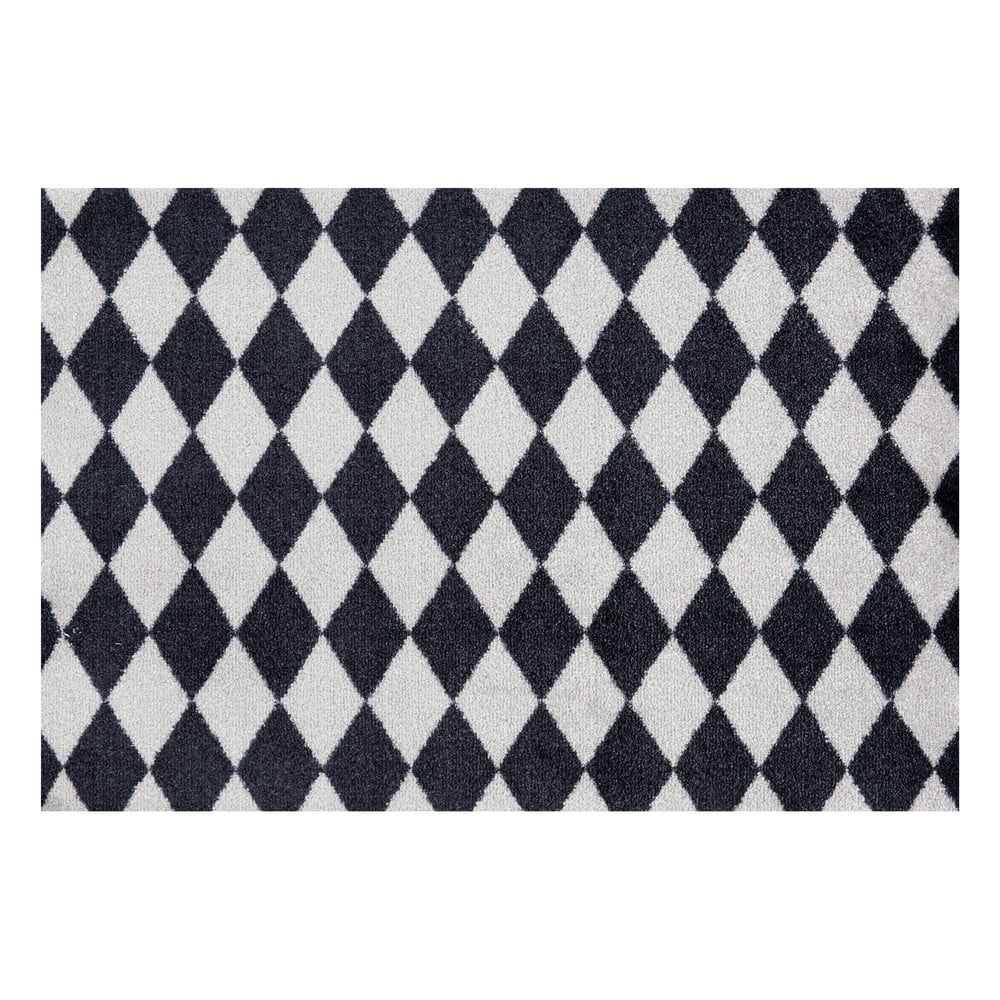 Čierno-biela rohožka Zala Living Circus 50 × 70 cm