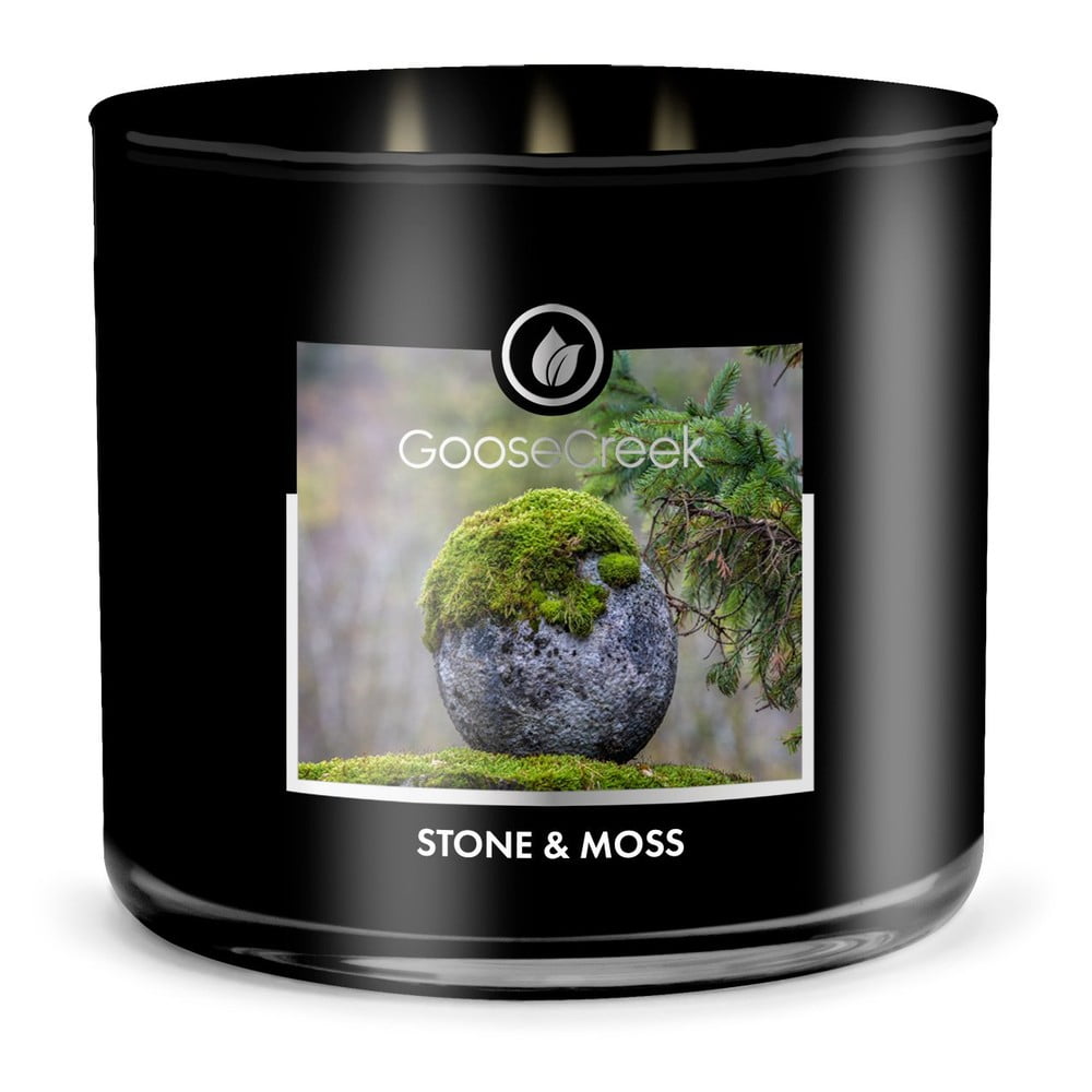 Pánska vonná sviečka v dóze Goose Creek Stone  Moss 35 hodín horenia