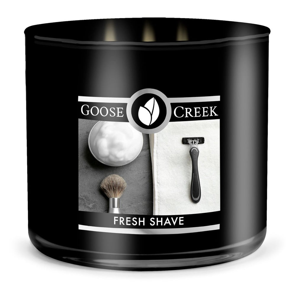 Pánska vonná sviečka v dóze Goose Creek Fresh Shave 35 hodín horenia