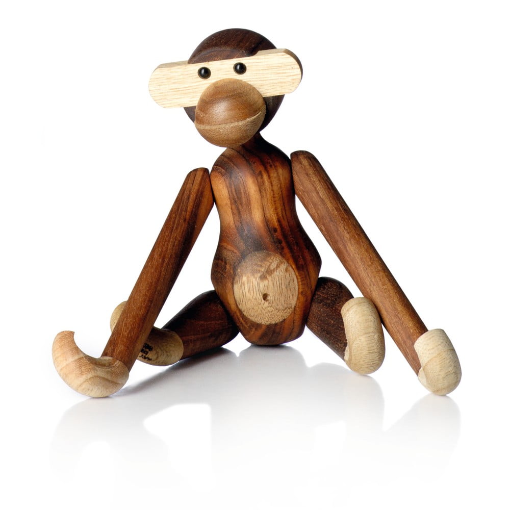 Soška z masívneho dreva Kay Bojesen Denmark Monkey