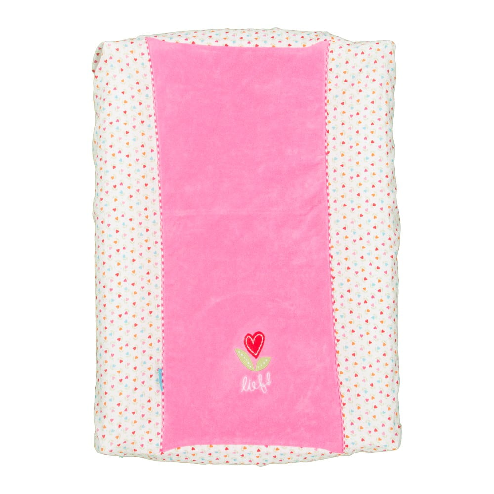 Ružový ochranný poťah na matrac s uterákom Tiseco Home Studio 55 x 75