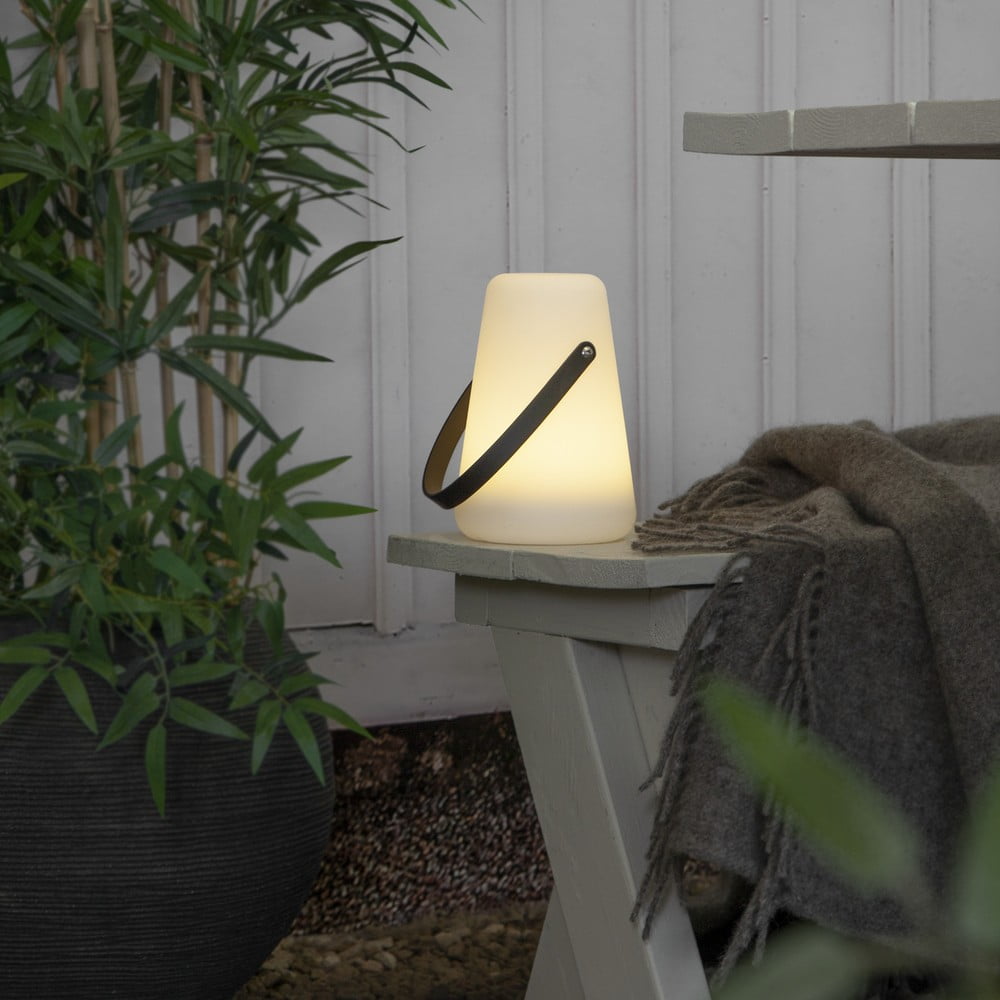 Biely LED lampáš Star Trading Linterna výška 29 cm