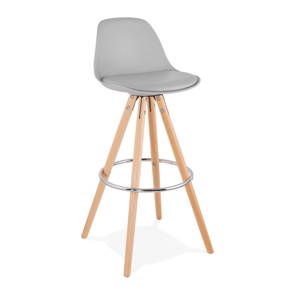 Sivá barová stolička Kokoon Anau výška 74 cm