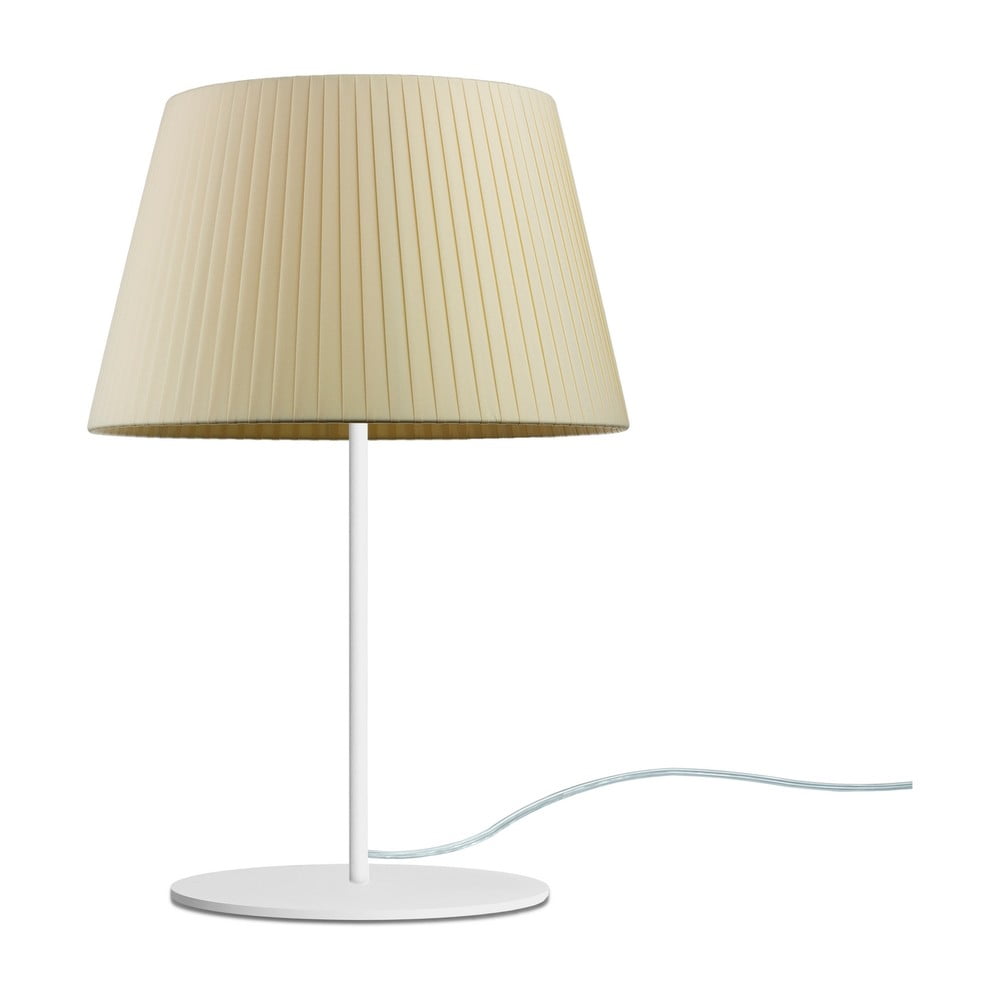 Béžová stolová lampa Sotto Luce Kami ⌀ 26 cm