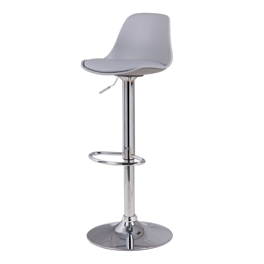 Sivá barová stolička sømcasa Nelly výška 104 cm