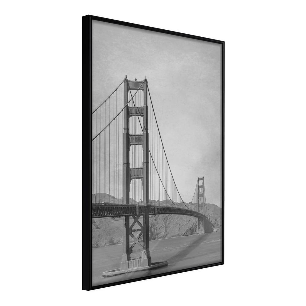 Plagát v ráme Artgeist Bridge in San Francisco II 30 x 45 cm