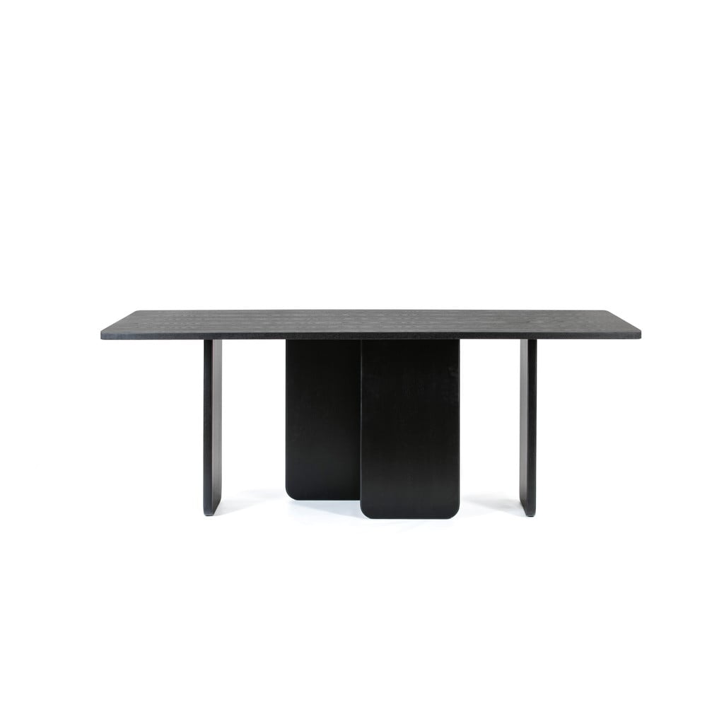 Čierny jedálenský stôl Teulat Arq 200 x 100 cm