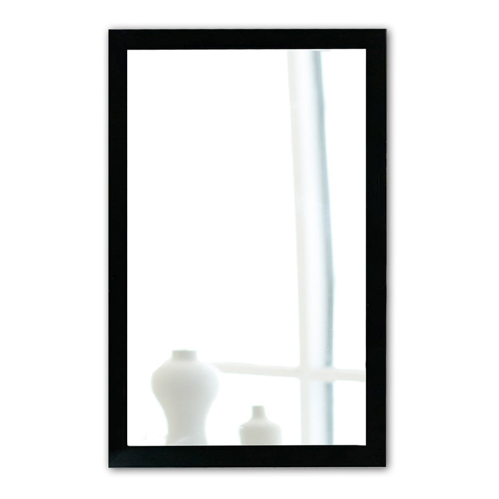 Nástenné zrkadlo s čiernym rámom Oyo Concept 40 x 55 cm