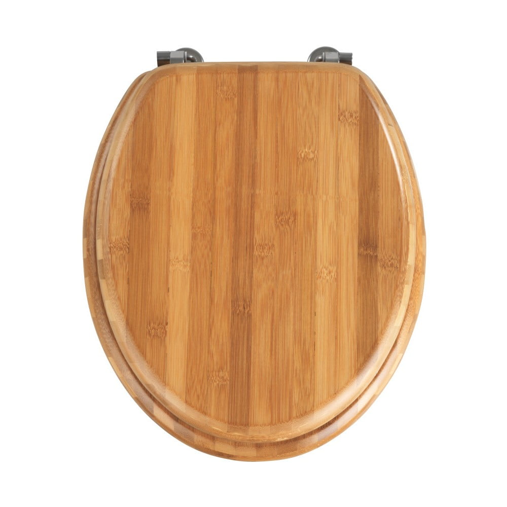 WC sedadlo z bambusového dreva Wenko Bamboo 425 × 37 cm